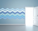 6 Chevron Stripes Wall Pattern Decal Modern Vinyl Art Stickers